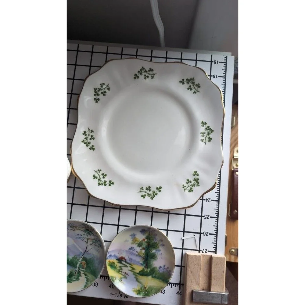 Arklow Bone China Creamer and Saucer Set